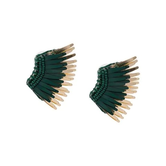 MIGNONNE GAVIGAN Mini Madeline Emerald Earrings - Picture 1 of 2